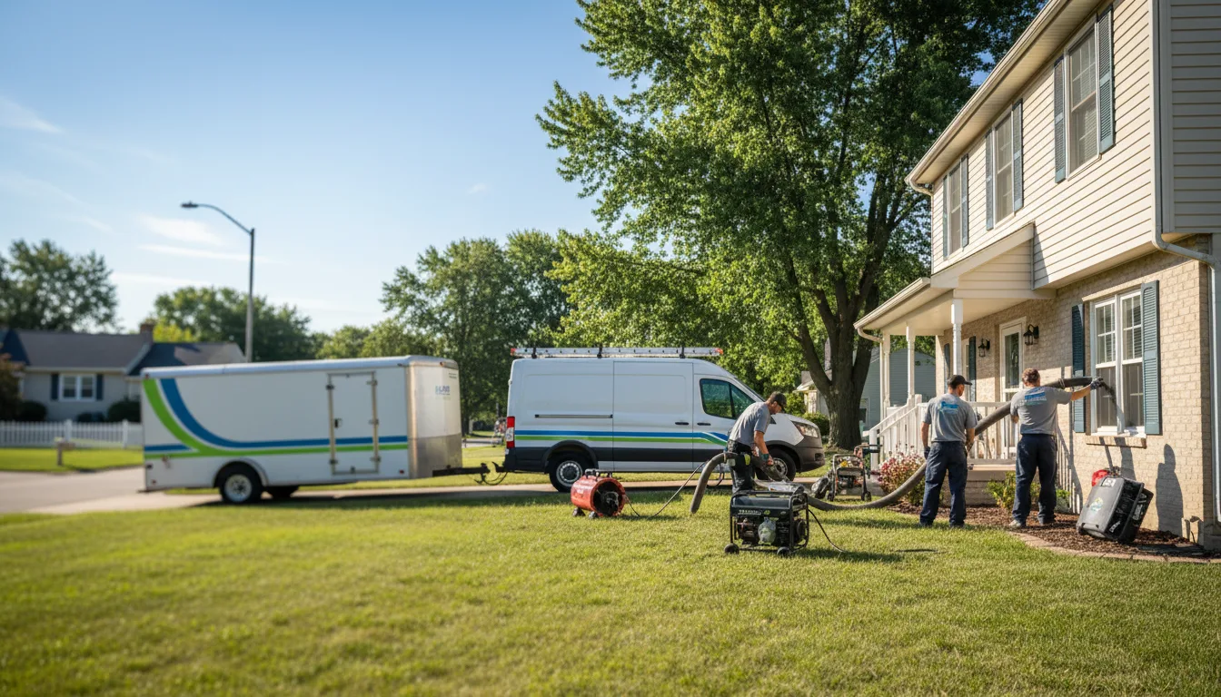 Flooded Basement Restoration And Cleanup With Repair in Blue Rapids, KS near me